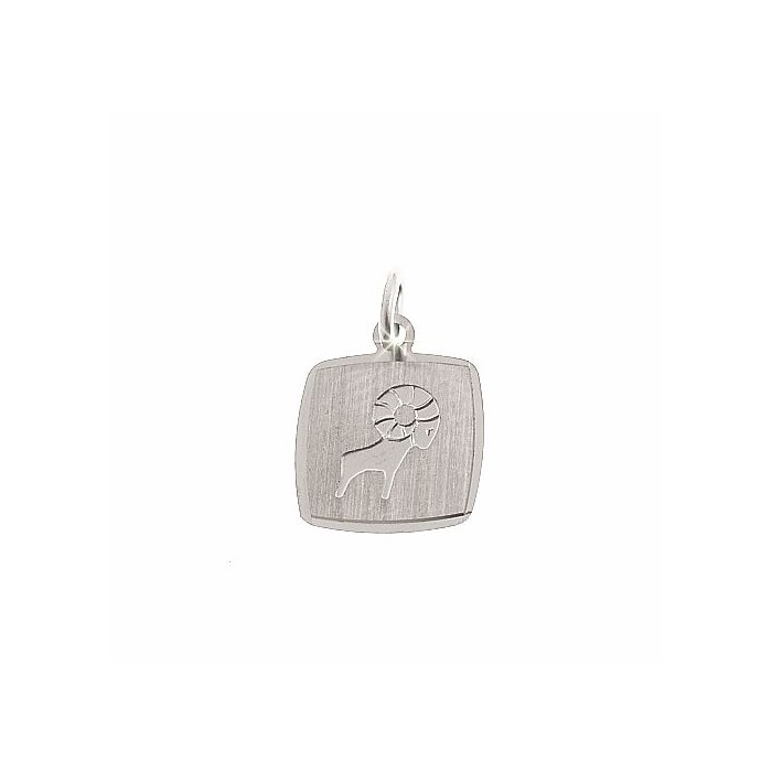 Pendentif Signe Du Zodiaque En Argent Sterling 925 My Gold - Sans Chaîne Ø12mm | Horoscope Et Personalisation