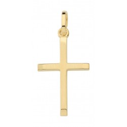 AA134 croix chrétienne en or massif 375/1000 